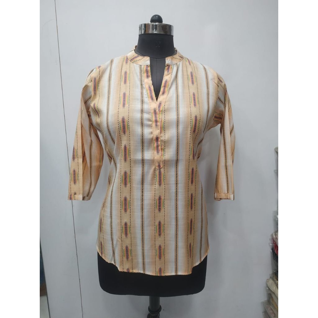 Women Striped Women Tunic Kurti