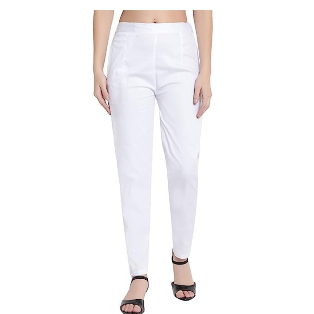Cotton Lycra Pant for Women